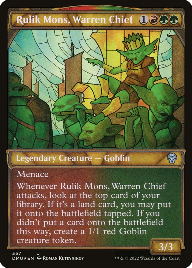 Rulik Mons, Warren Chief (Textured Foil)