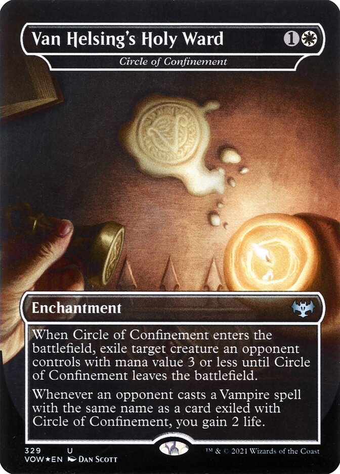 Van Helsing's Holy Ward - Circle of Confinement