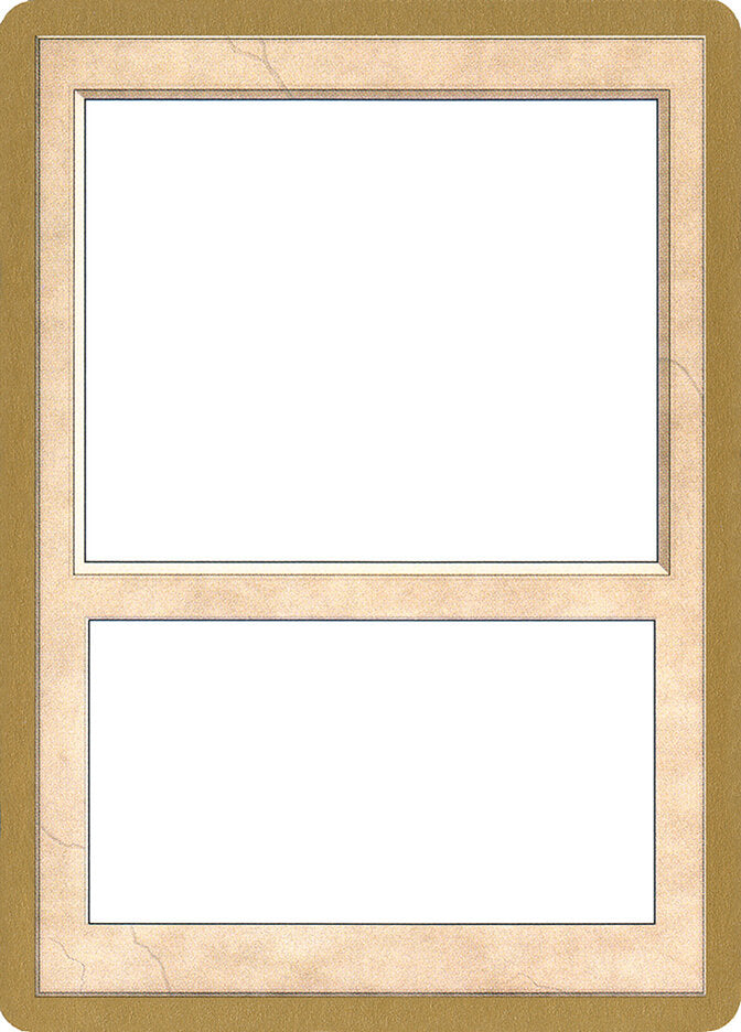 2002 World Championship Blank Card