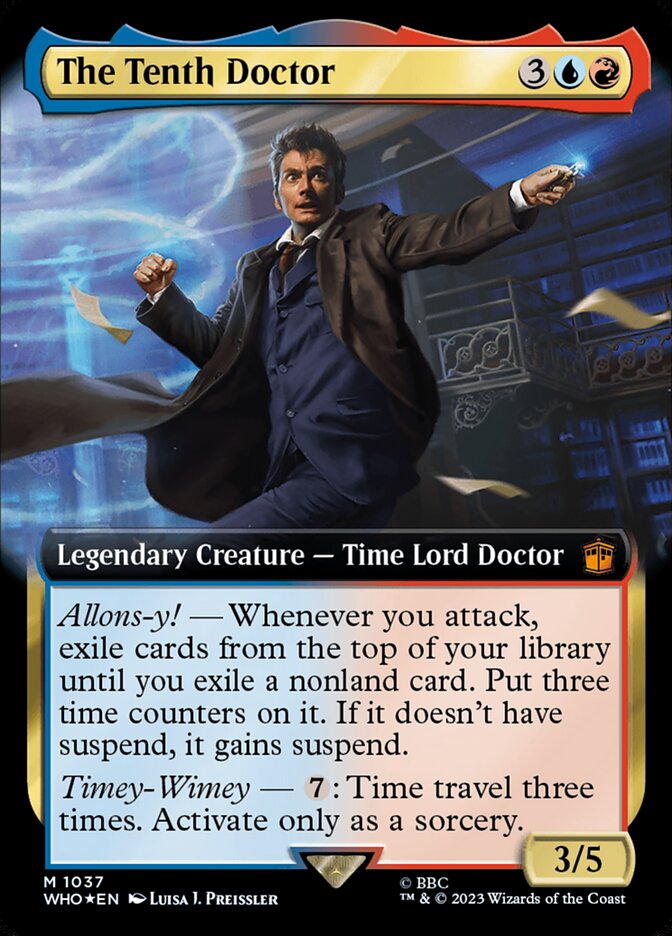 The Tenth Doctor (Extended Art) (Surge Foil)