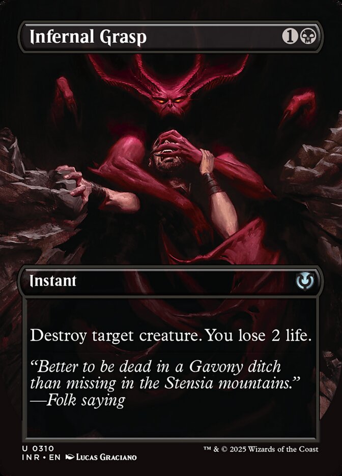 Infernal Grasp (Borderless)