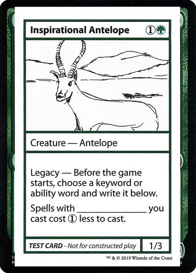 Inspirational Antelope (No PW Symbol)