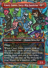 Casey Jones, Jury-Rig Justiciar (Borderless) - Magic: The Gathering