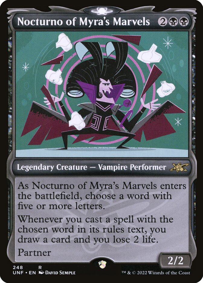 Nocturno of Myra's Marvels (Showcase)