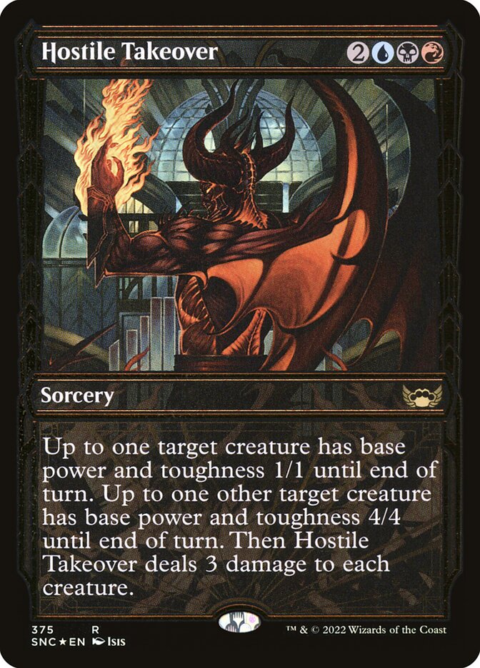 Hostile Takeover (Gilded Foil)