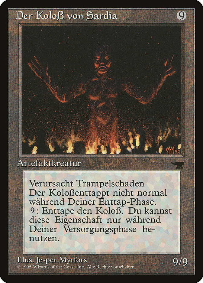 Colossus of Sardia (German) - "Der KoloB von Sardia"