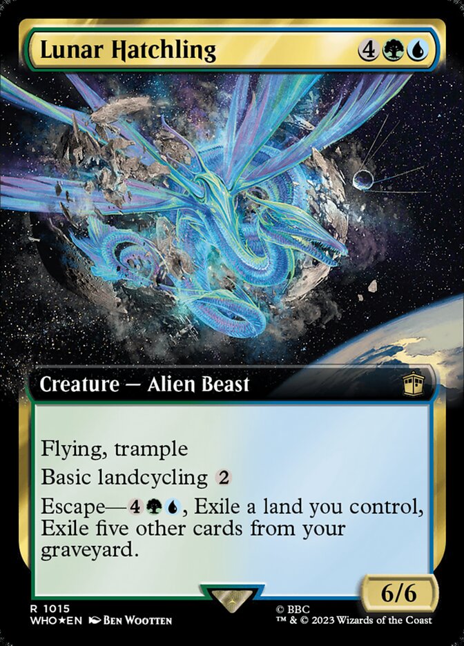 Lunar Hatchling (Extended Art) (Surge Foil)
