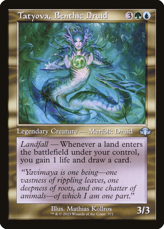 Tatyova, Benthic Druid (Retro Frame)