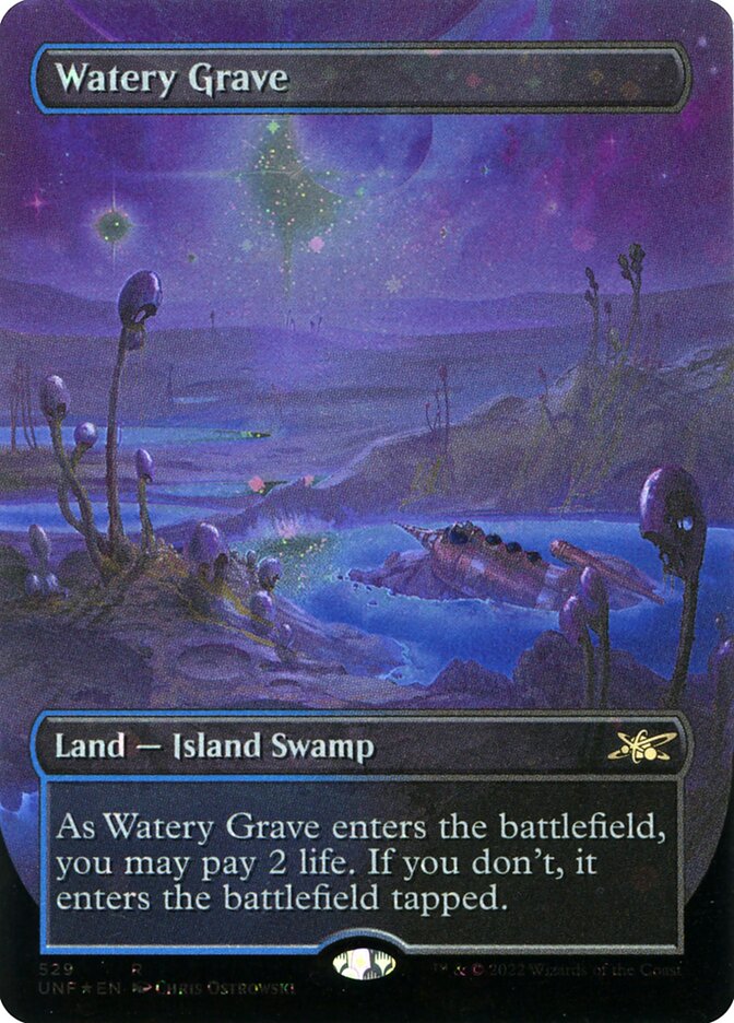 Watery Grave (Borderless) (Galaxy Foil)