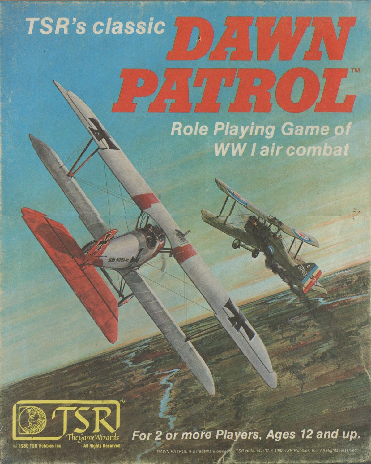 Dawn Patrol: Role Playing Game of WW I Air Combat