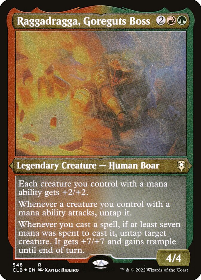 Raggadragga, Goreguts Boss (Foil Etched)