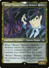 "Brims" Barone, Midway Mobster (Showcase) (Galaxy Foil) - Magic: The Gathering