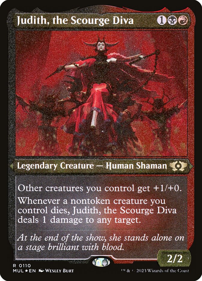 Judith, the Scourge Diva (Foil Etched)