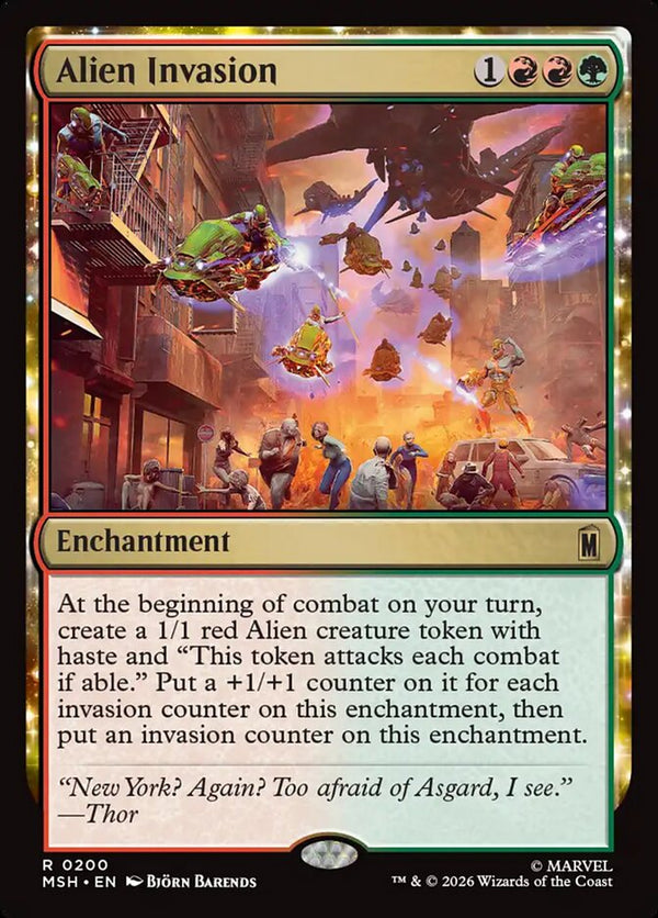 Alien Invasion (MSH 200) - Magic: The Gathering