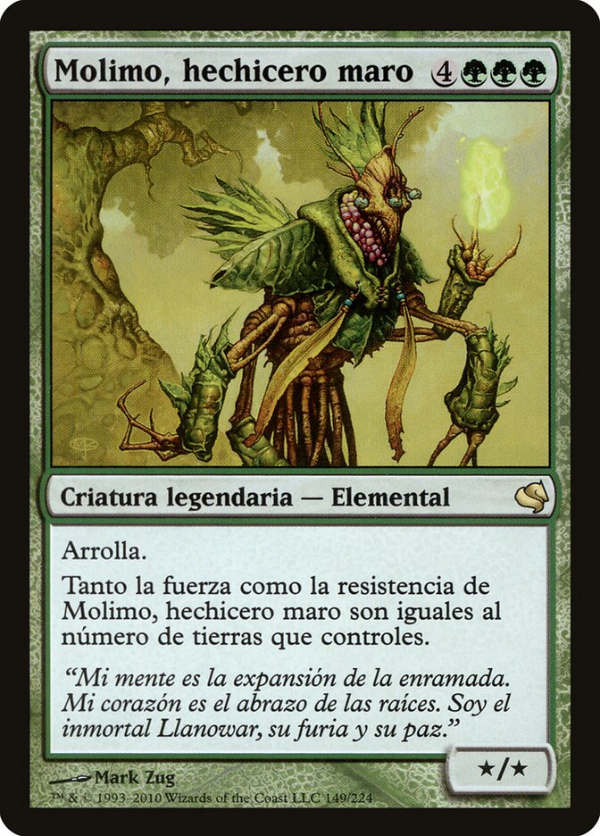 Molimo, Maro-Sorcerer (Spanish) - "Molimo, hechicero maro"