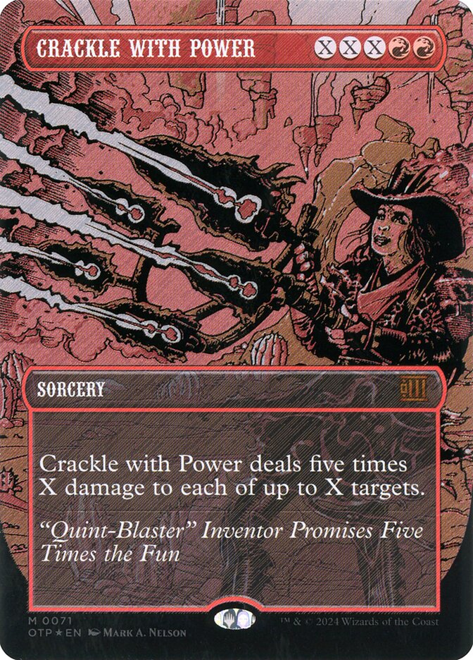 Crackle with Power (Textured Foil)