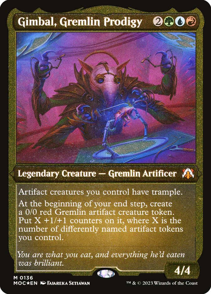 Gimbal, Gremlin Prodigy (Display Commander) - Thick Stock