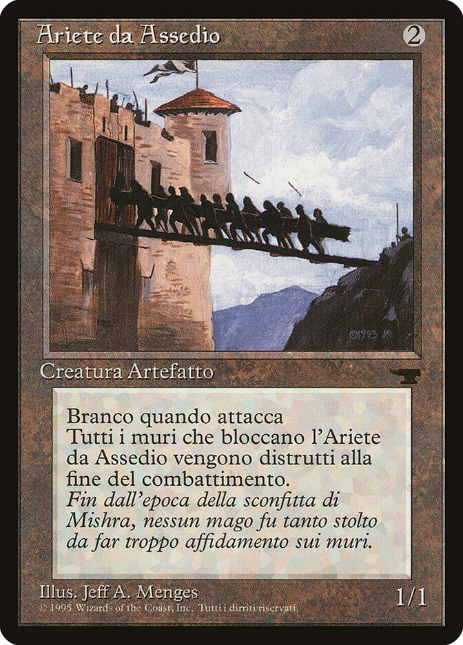 Battering Ram (Italian) - "Ariete da Assedio"