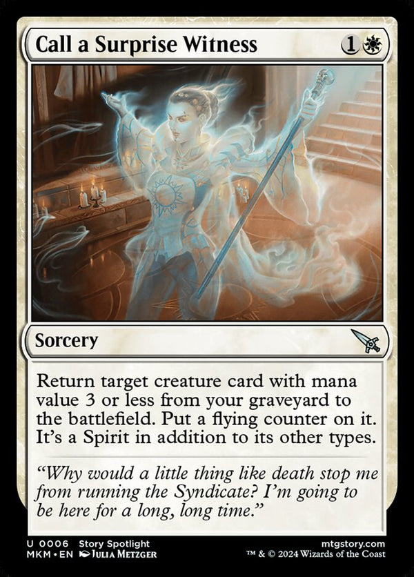 Call a Surprise Witness - Magic: The Gathering