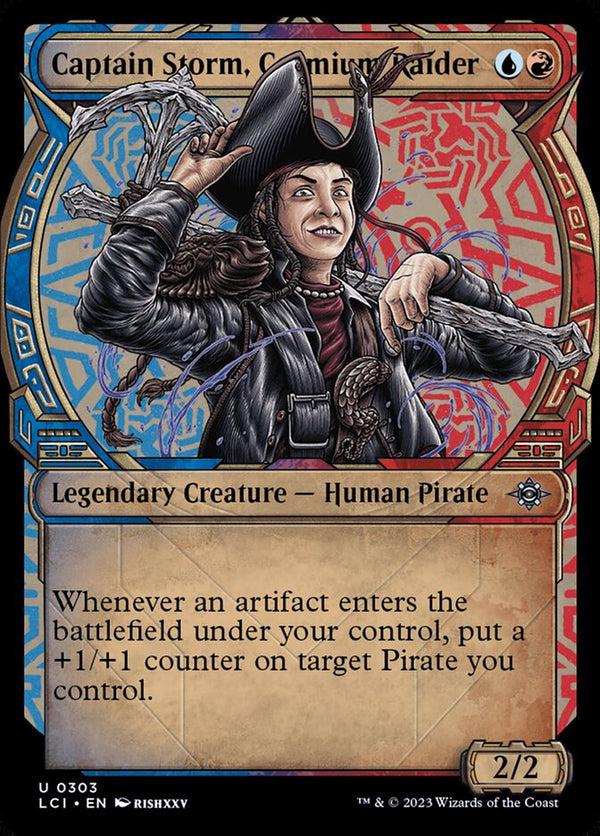 Captain Storm, Cosmium Raider (Showcase) - Magic: The Gathering