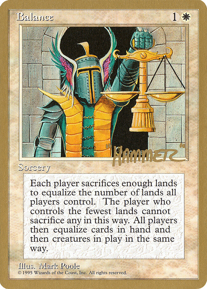 Balance - 1996 Shawn "Hammer" Regnier (4ED)