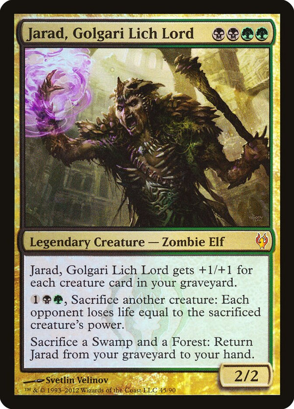Jarad, Golgari Lich Lord - Magic: The Gathering