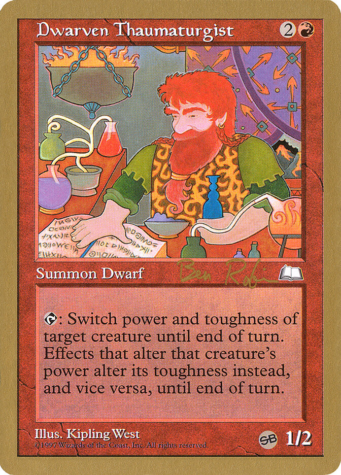 Dwarven Thaumaturgist - 1998 Ben Rubin (WTH) (SB)