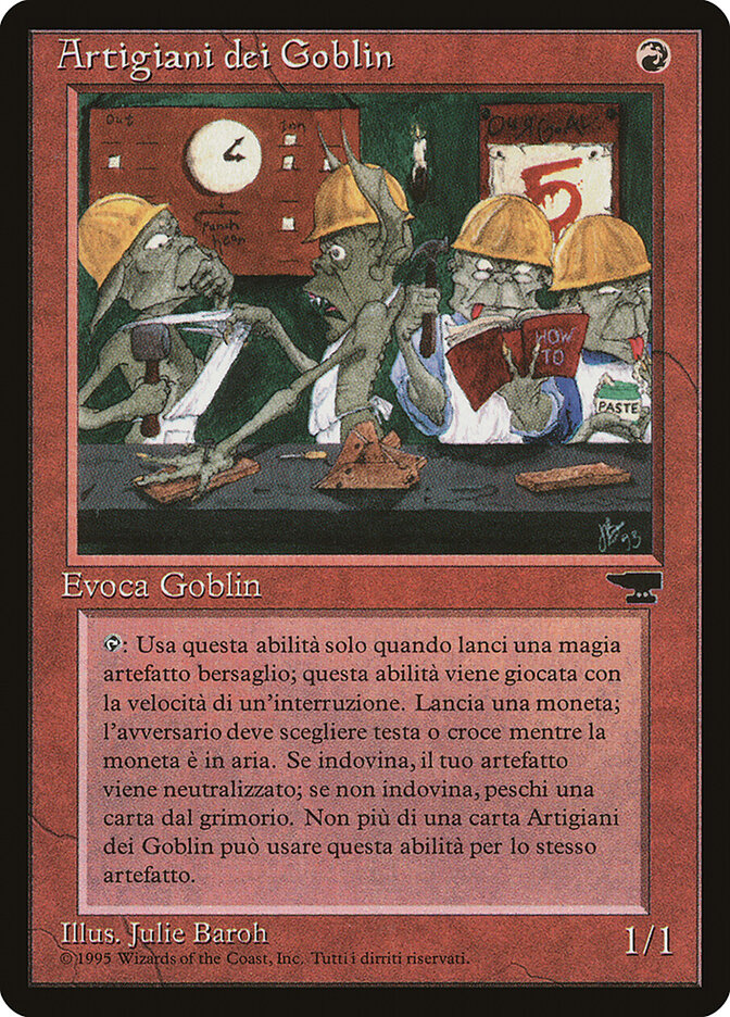 Goblin Artisans (Italian) - "Artigiani dei Goblin"