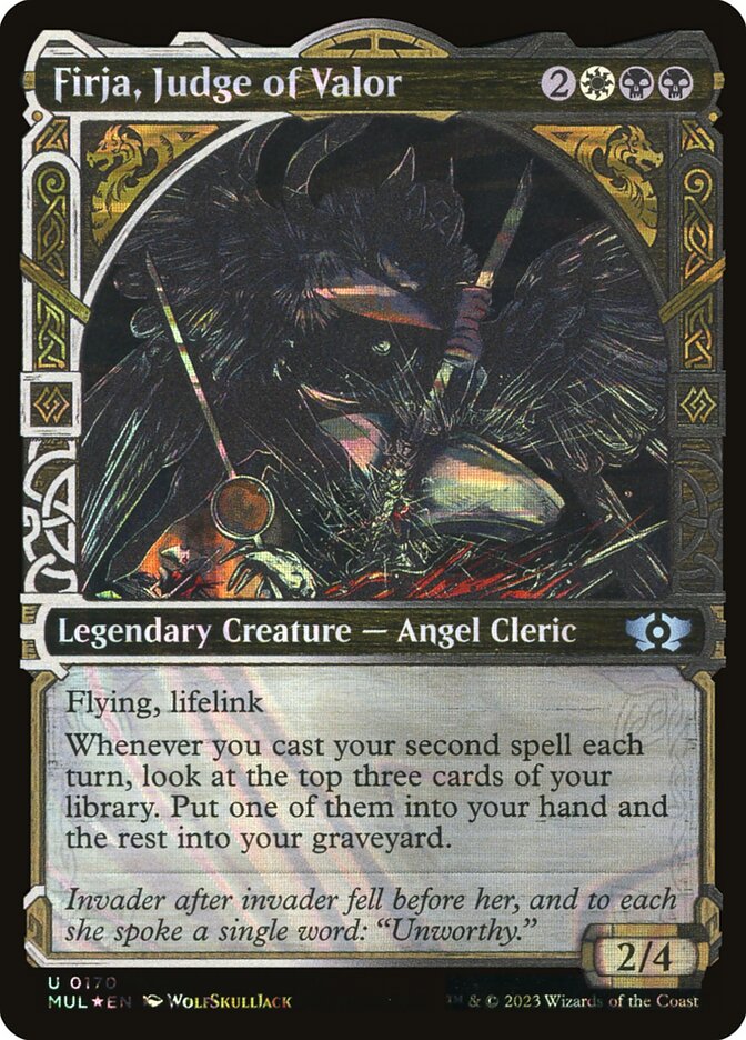 Firja, Judge of Valor (Halo Foil)