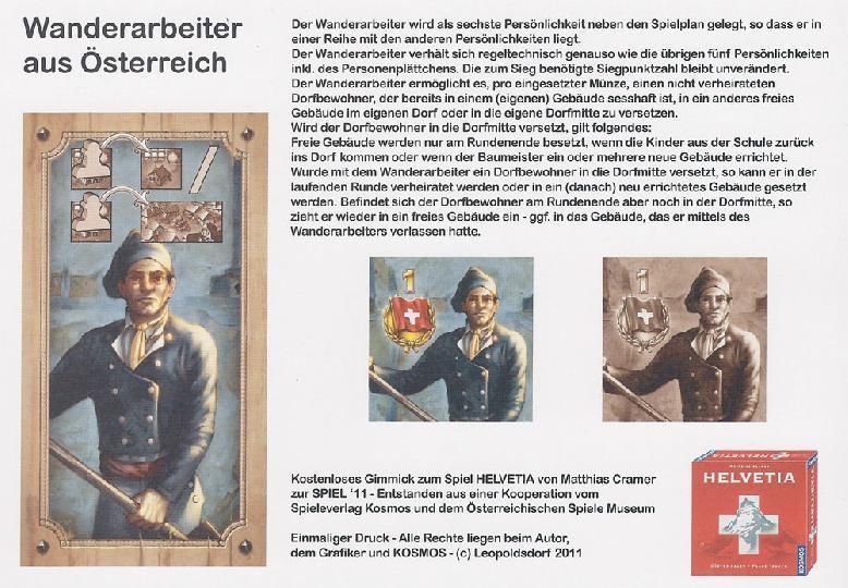 Helvetia: Wanderarbeiter aus Österreich