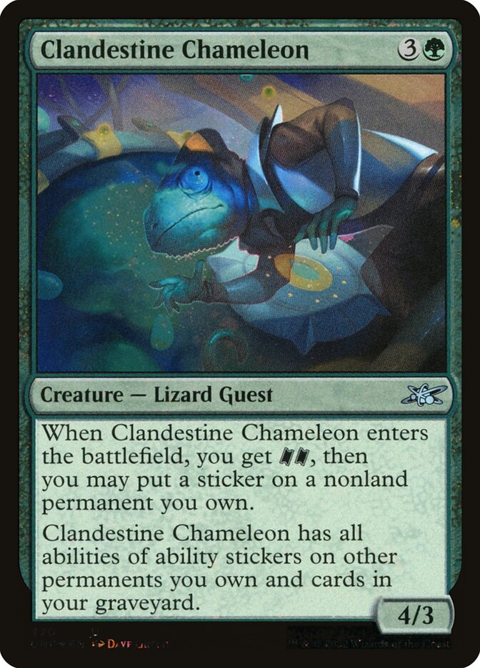 Clandestine Chameleon (Galaxy Foil)