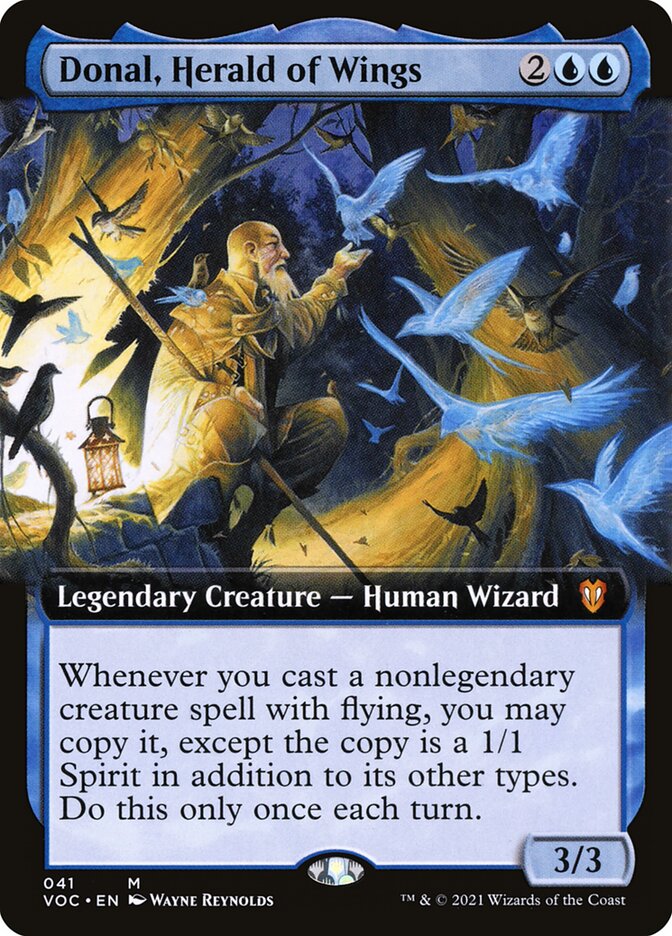 Donal, Herald of Wings (Extended Art)