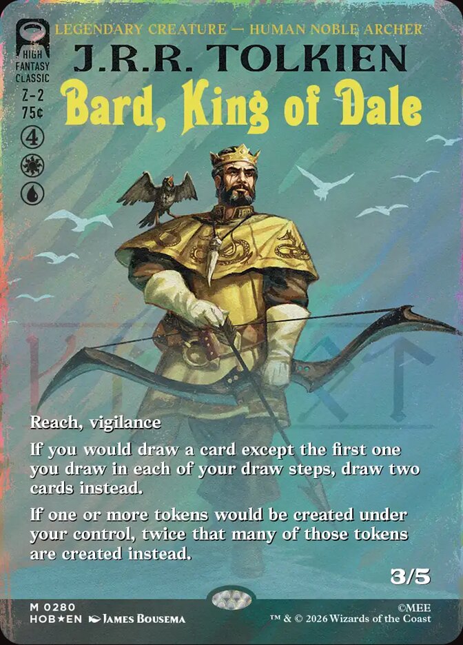 Bard, King of Dale (Borderless) (Surge Foil)