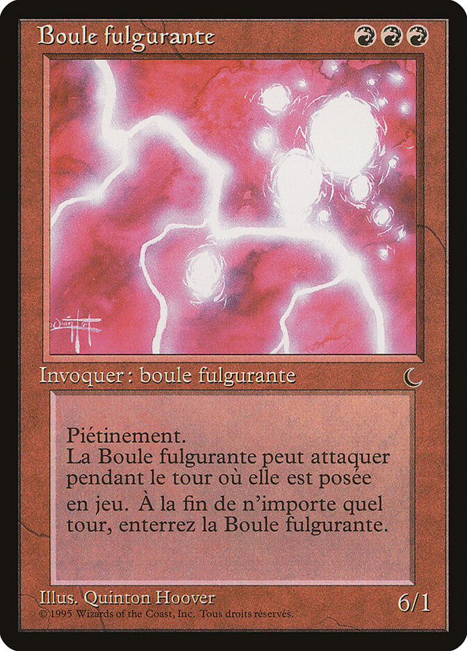 Ball Lightning (French) - "Boule fulgurante"