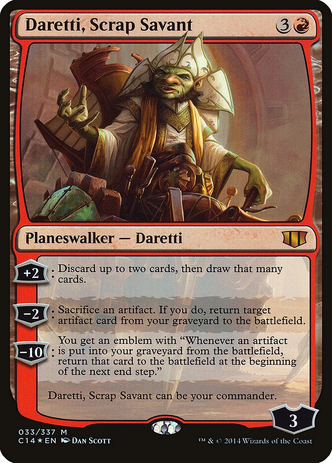 Daretti, Scrap Savant (Commander 2014)
