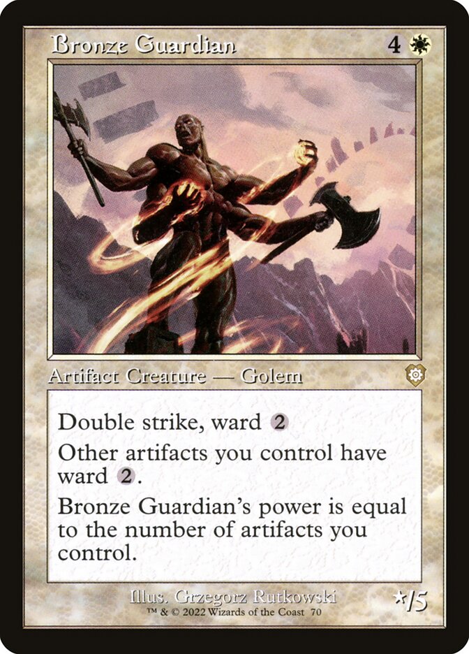 Bronze Guardian (Retro Frame)