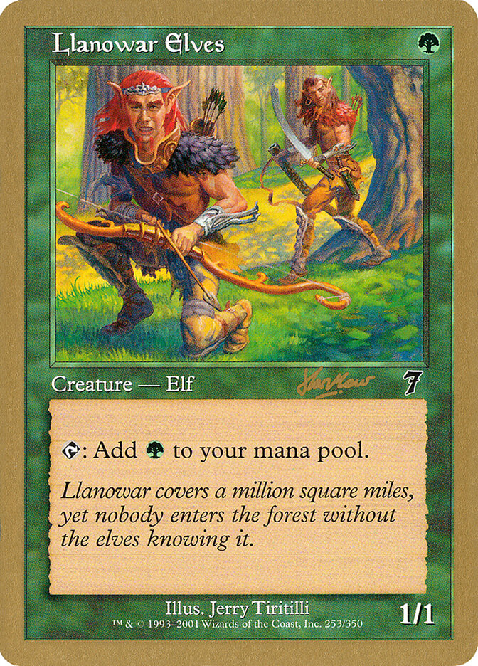 Llanowar Elves - 2002 Sim Han How (7ED)