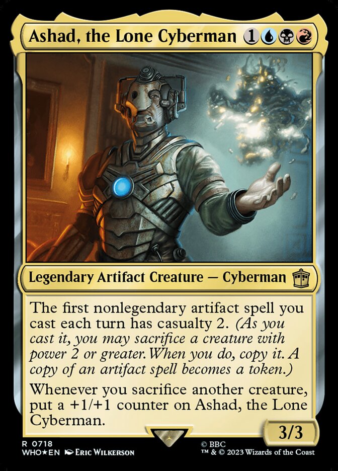 Ashad, the Lone Cyberman (Surge Foil)