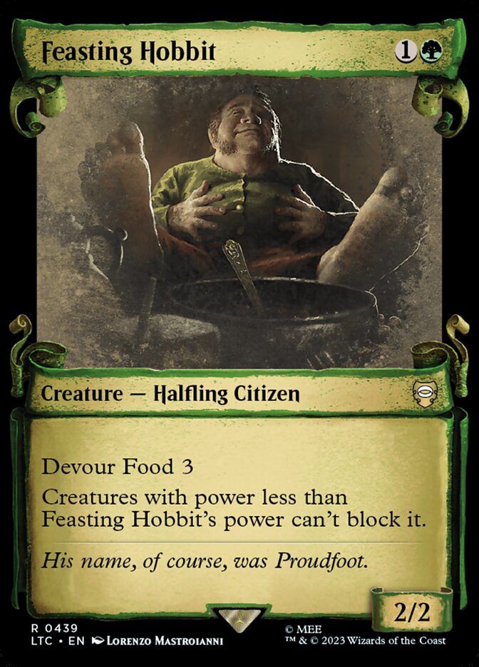 Feasting Hobbit (Showcase Scrolls)