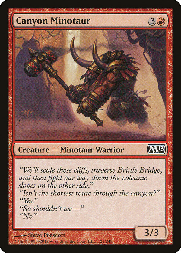Canyon Minotaur - Magic: The Gathering