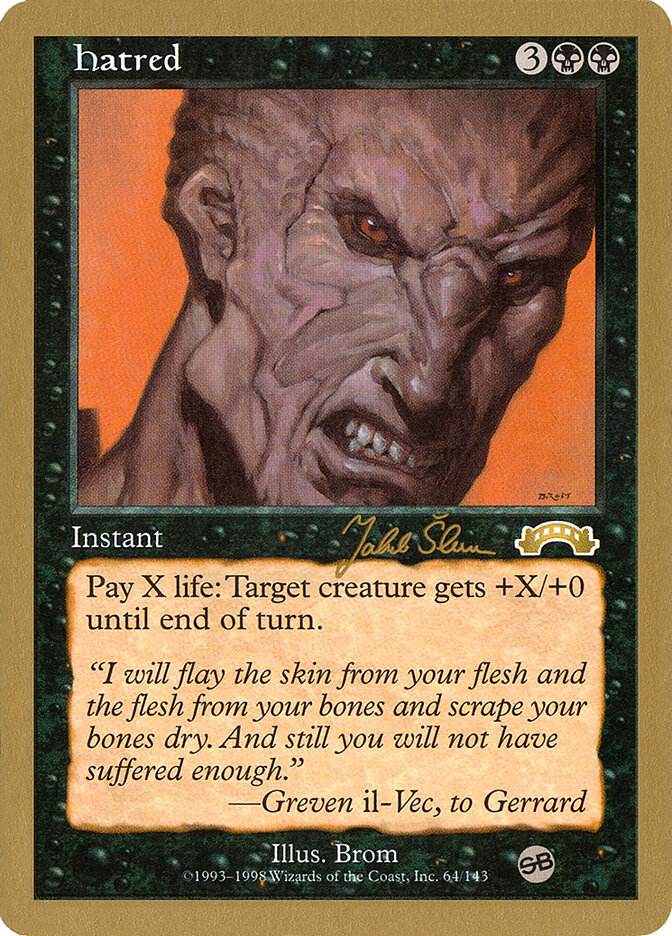 Hatred - 1999 Jakub Slemr (EXO) (SB)