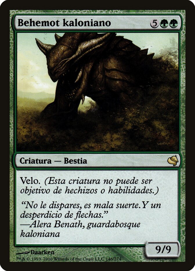 Kalonian Behemoth (Spanish) - "Behemot kaloniano"