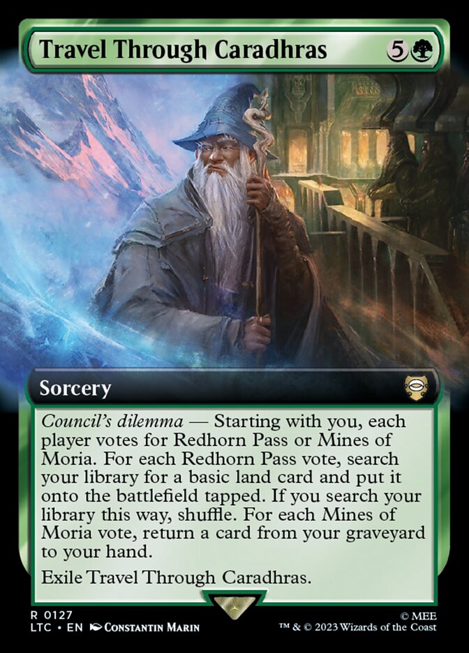 Travel Through Caradhras (Extended Art)