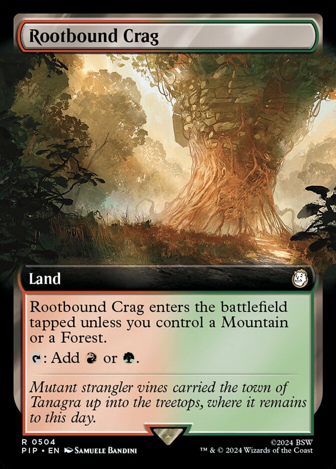 Rootbound Crag (Extended Art)