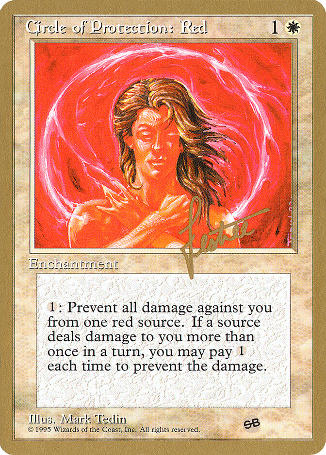 Circle of Protection: Red - 1996 Bertrand Lestree (4ED) (SB)