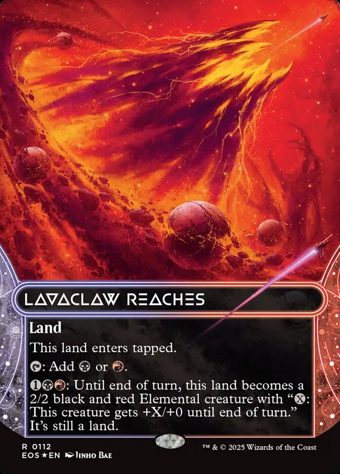 Lavaclaw Reaches (0112) (Borderless) (Galaxy Foil)