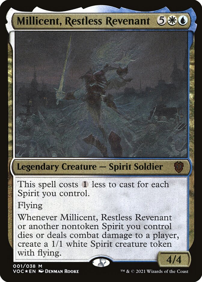 Millicent, Restless Revenant (Display Commander) - Thick Stock