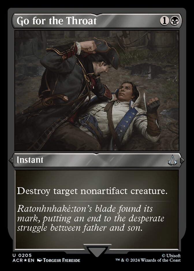 Go for the Throat (Foil Etched)