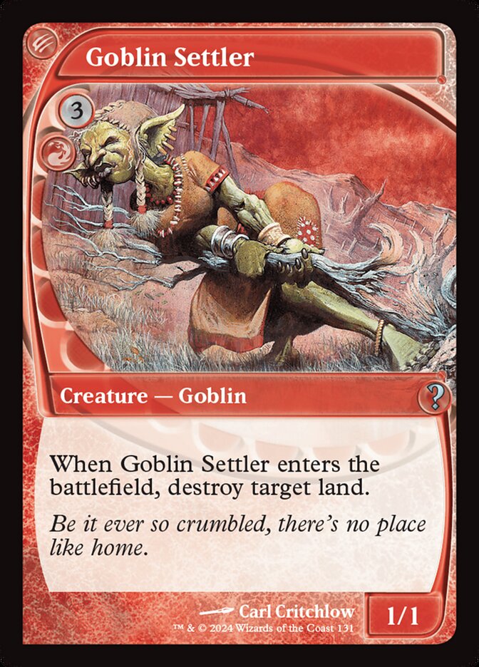 Goblin Settler (Future Sight)