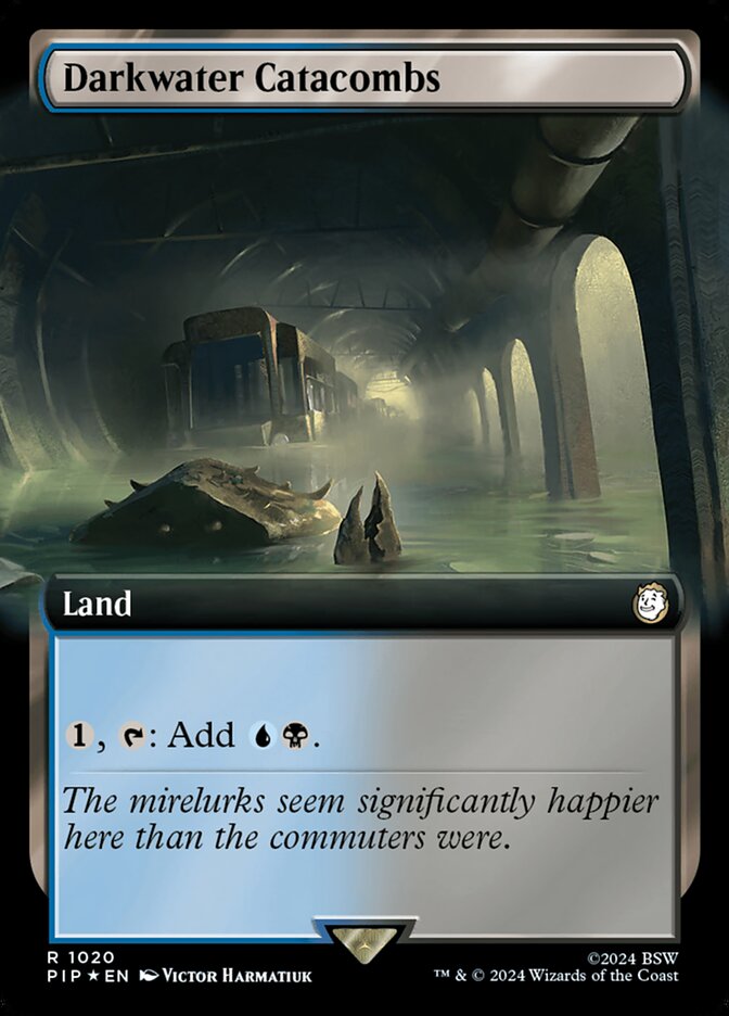 Darkwater Catacombs (Extended Art) (Surge Foil)